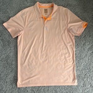 Oakley Golf Polo Shirt - Orange/White - Men’s Size Large